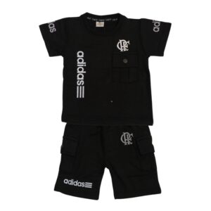 Baby Boys T-Shirt and Shorts Outfit – Soft & Breathable Summer Set