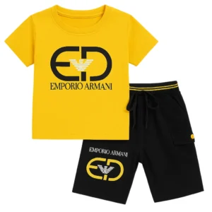 Baby T-Shirt & Shorts – Elegant Luxury for Infants