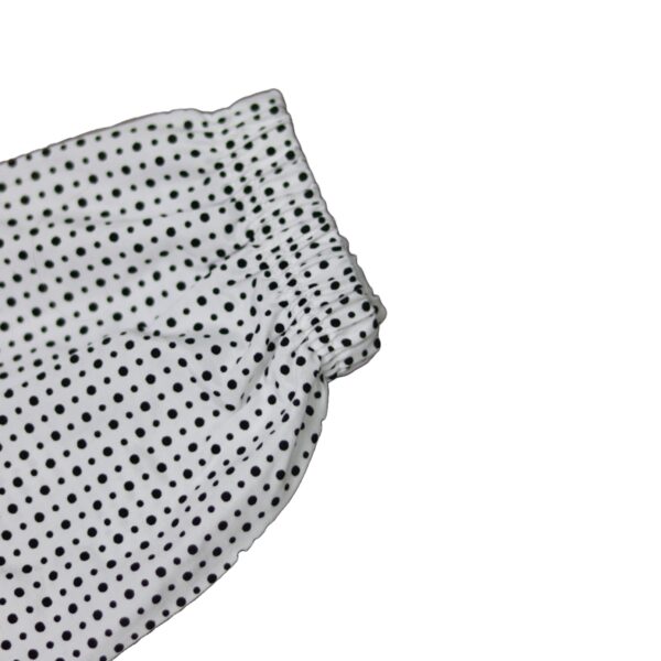 Dots Printed Long Sleeves Baby Frocks Dress with Trouser. - Image 4