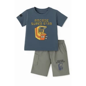 Summer-Ready T-Shirt & Shorts Set for Baby Boys (1–4 Yrs) – Breathable Cotton | Baby Brisk