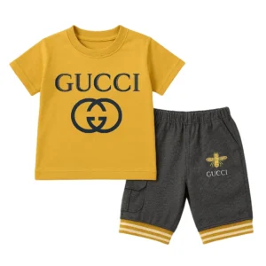 Soft Cotton Toddler Outfit – Summer T-Shirt and Shorts Set for Boys, Ages 1 to 4